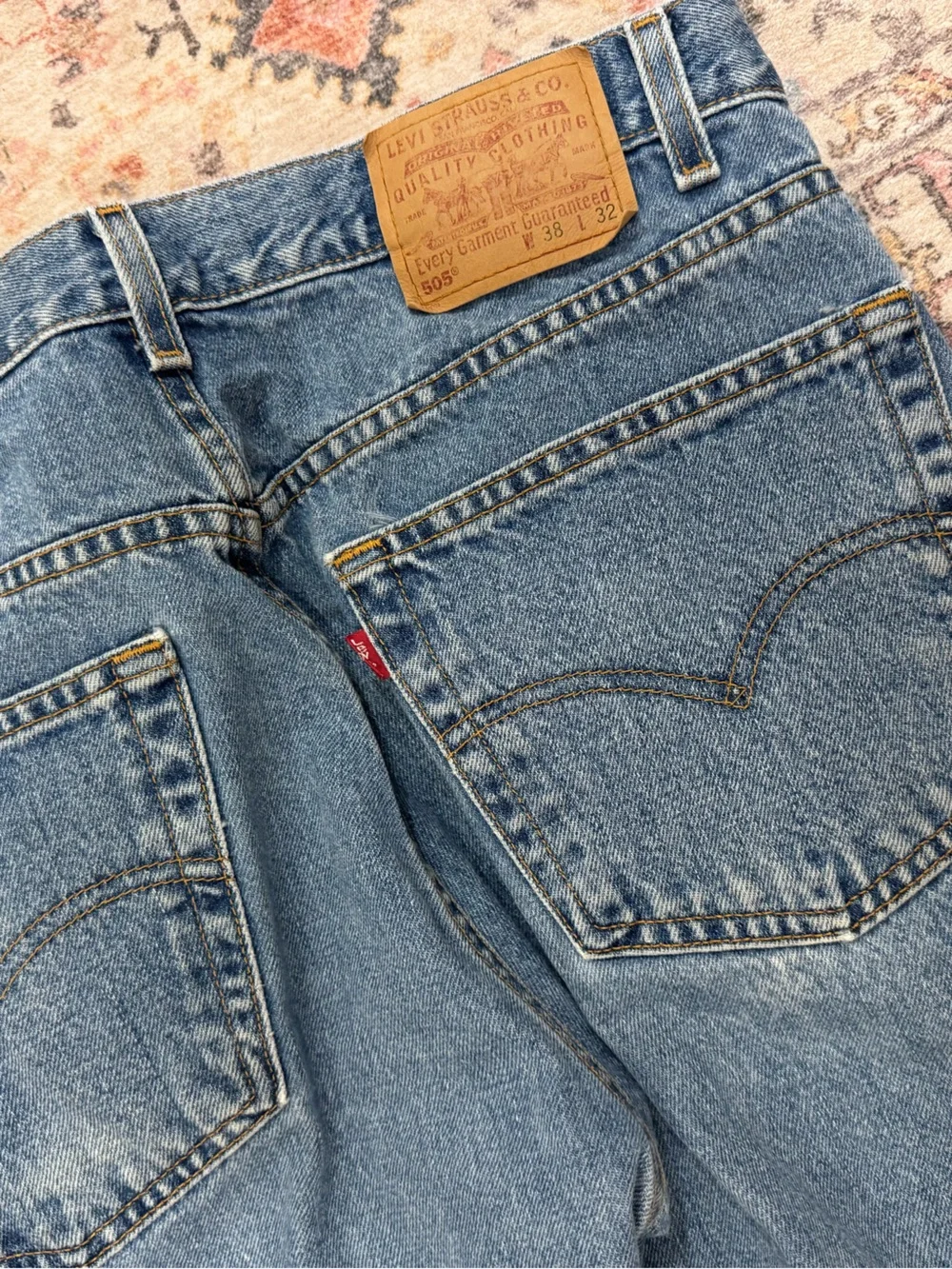 VTG Levi's Light Blue Straight-Leg Jeans W38 / L32